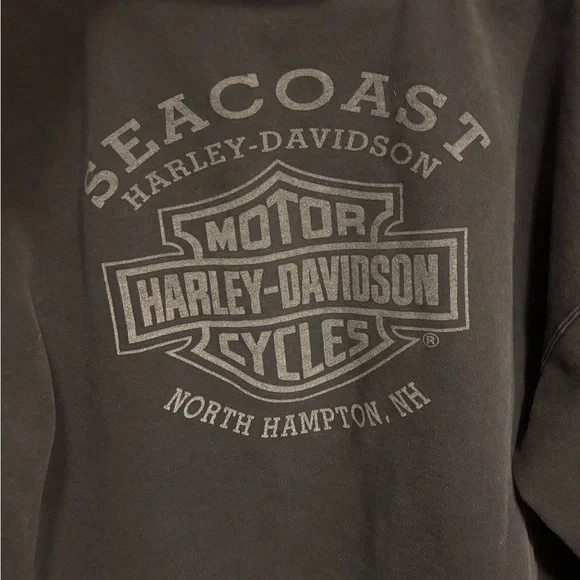 Harley-Davidson black hoodie XL seacoast chapter/north hampton NH - Picture 3 of 5